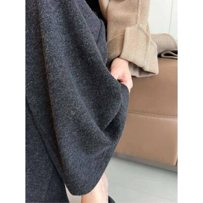 色款加绒裤WCE女灰秋冬休2WGF025新加厚保子暖垂感软糯闲糯直筒米