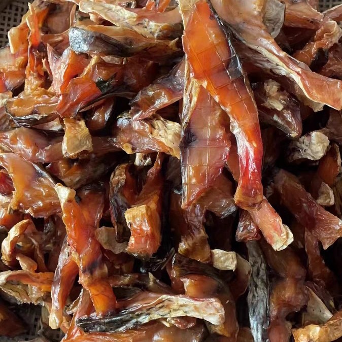 江西特产草鱼块烘干鱼块不咸鱼块干度好淡盐鱼块农家自制散装鱼块