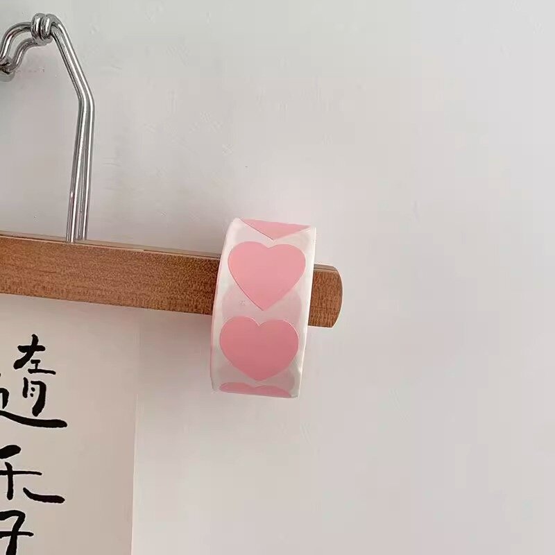 ins风装饰爱心贴纸胶带海报照片墙手帐便签心形贴纸手写防水