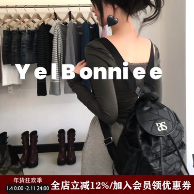 韩国小众暗黑潮牌设计款双肩包