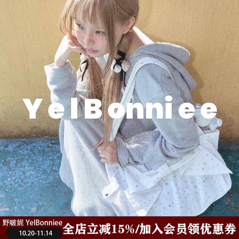 野啵妮 pincunomaru韩国星星少女心波点蝴蝶结帆布托特包大容量夏