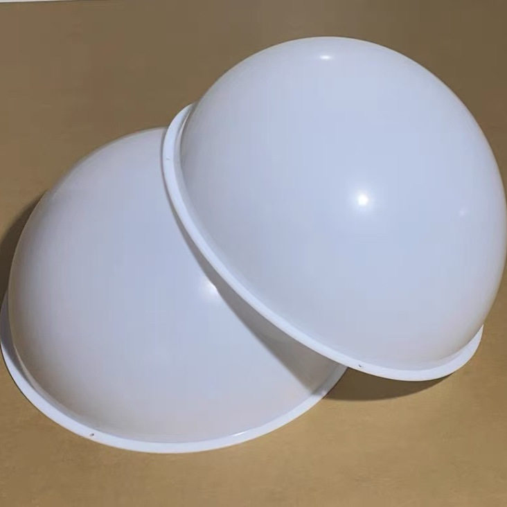 乳白色灯罩亚克力半球罩彩色半圆罩灯罩装饰罩半圆球形1米半球罩