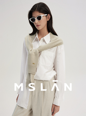 慵懒巴黎 |MSLA早春冬复古时尚针织柔软披肩MFCM9P01
