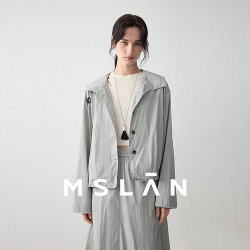 山系美学/MSLAN工装防晒连帽外套