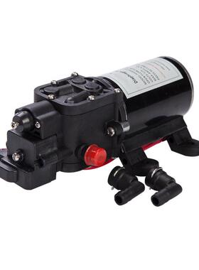 直流小型淡水泵微型喷雾隔膜泵房车RV增压泵12V洗车机泵游艇船用