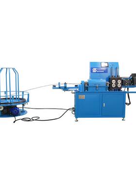 XDB-JZ-2自动边框调直切断机送线轮与校直机构共同工作钢丝切