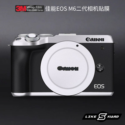 适用于佳能M6二代 贴纸相机贴膜M6 mark2机身贴EOS M62保护膜3M