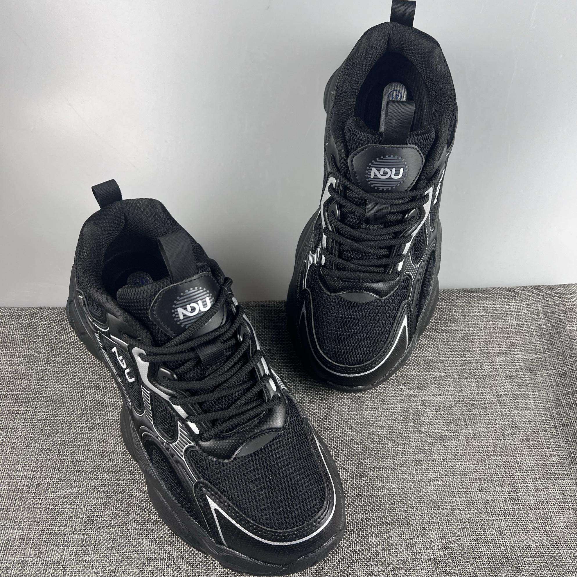 男鞋新款潮牌网面透气运动减震跑步休闲厚底老爹潮鞋2025,流行男鞋,老爹鞋,淘宝优惠券,粉丝福利购,淘宝优惠卷