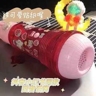 高档网红唱歌回声混响话筒免电池可爱礼物宝宝玩具音乐启蒙通用