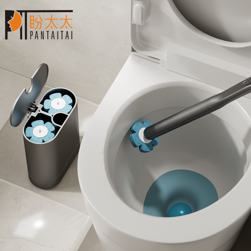 盼太太一次性马桶刷家用无死角清洁刷头卫生间壁挂式免打孔厕所刷,家庭/个人清洁工具,马桶刷/厕所刷,淘宝优惠券,粉丝福利购,淘宝优惠卷