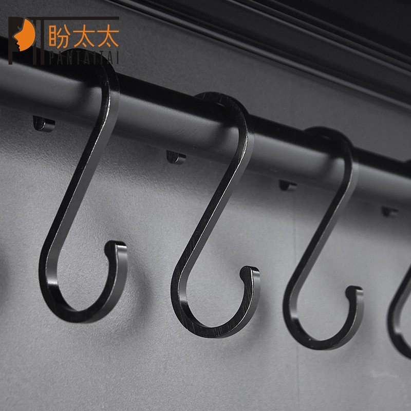 盼太太太空铝厨房挂架配套S钩T形轨道钩卫生间浴室挂钩替换配件勾,收纳整理,挂钩/粘钩,淘宝优惠券,粉丝福利购,淘宝优惠卷