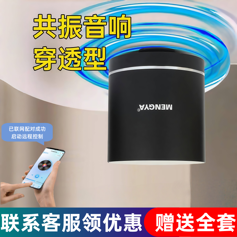猛牙M7骨传导共振音响WIFI远程控制蓝牙遥控定向穿透型音箱遥控器