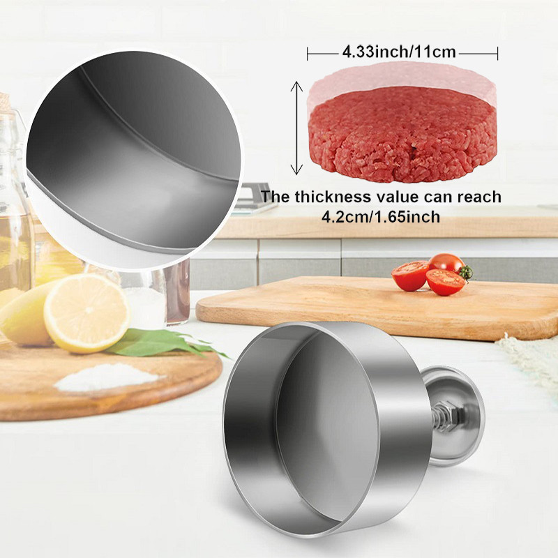 304 Stainless Steel Hamburger Press Burger Patty Maker - Product image 4