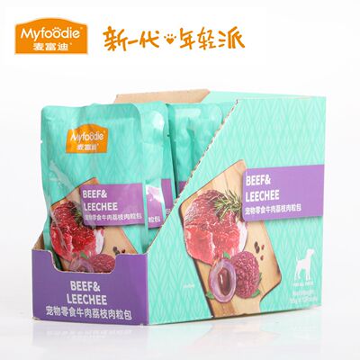 麦富迪牛肉+荔枝犬鲜封包95g*12