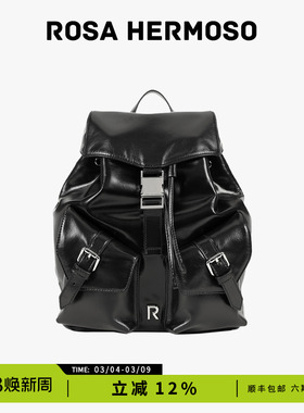 ROSA HERMOSO/珞赫「25号」双肩包真皮简约电脑包男女同款旅行