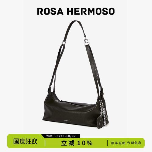 万茜同款ROSA HERMOSO/珞赫DADA植鞣斜挎hobo包通勤简约头层牛皮