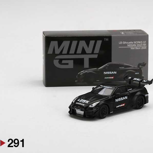 MINIGT291尼桑35GT-RR黑64合金车