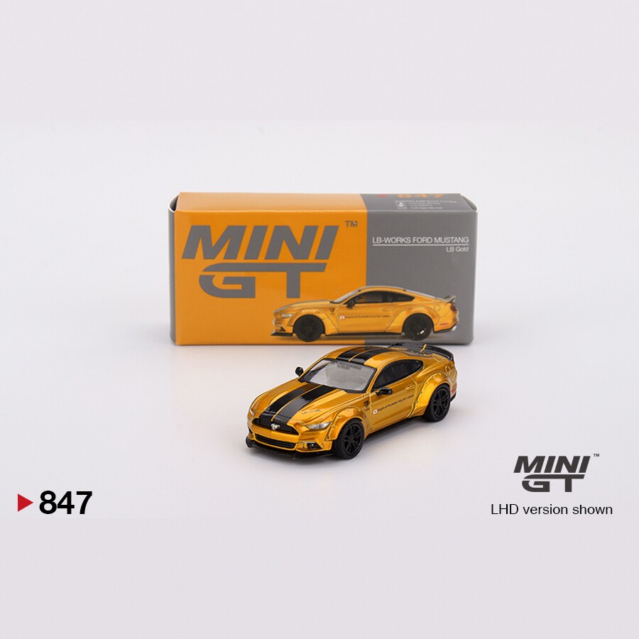 MINIGT847福特野马LB金64合金车