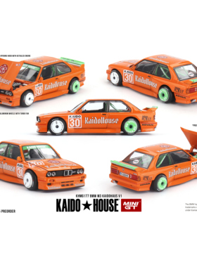 KaidoHouse177宝马M3橙色1/64合金车模MINIGT联名