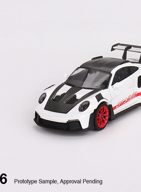 MINIGT706保时捷911(992)GT3RS白色红轮1/64合金车模