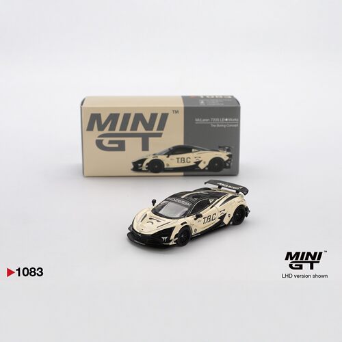 MINIGT1083纸盒迈凯伦720SLB-Works改装版TBC奶白色64合金车模