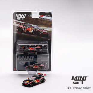 MINIGT848本田HondaNSX-GT TYPE-S 红牛车队64合金成品小汽车模型