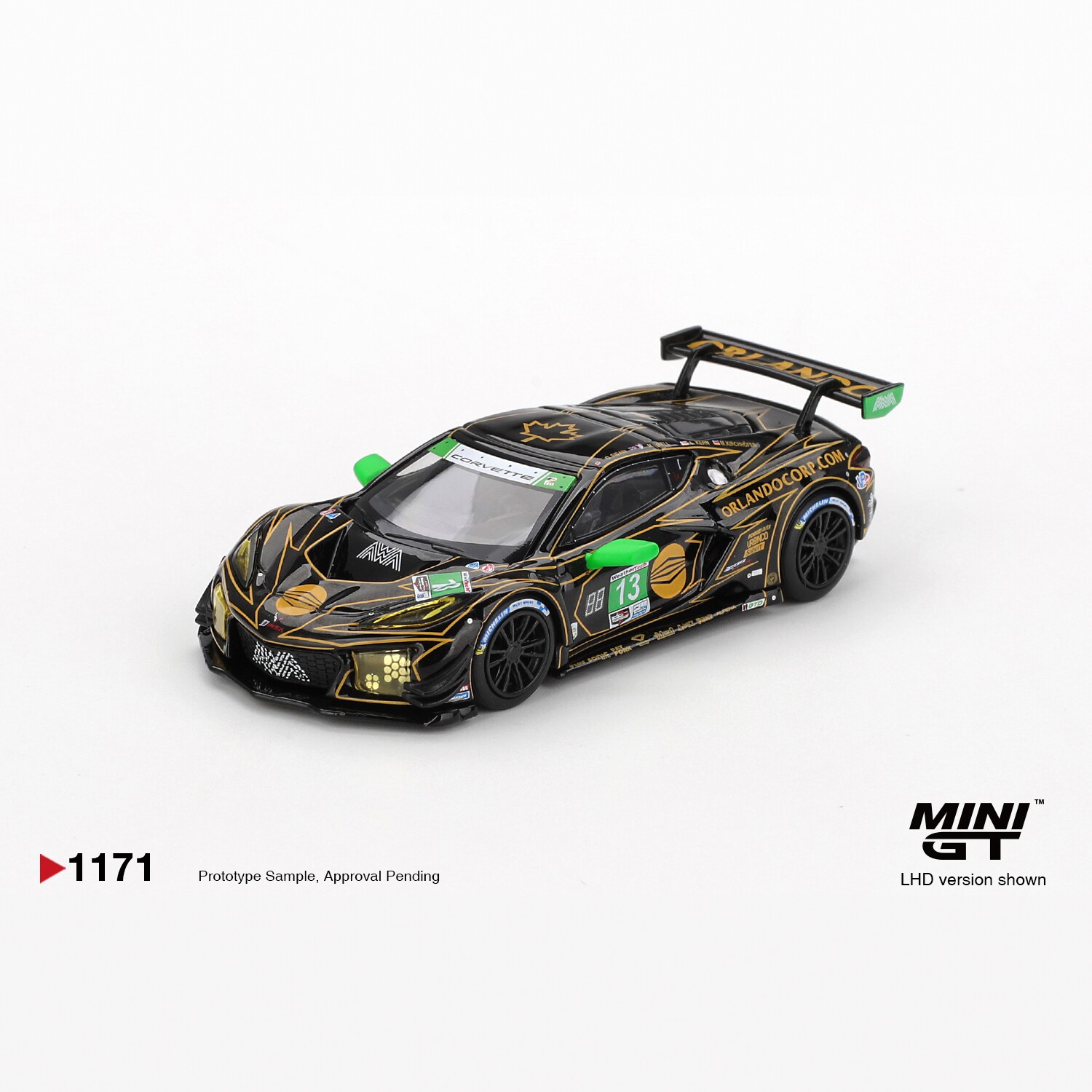 MGT1171科尔维特Z06GT3R黑金64车