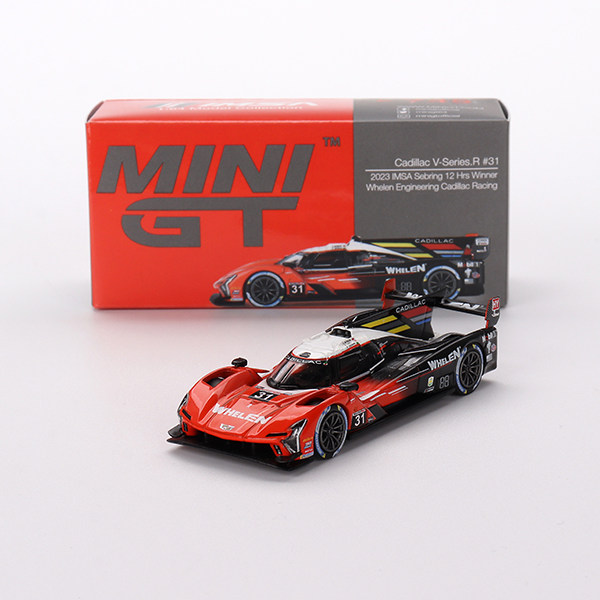 MINIGT745凯迪拉克红黑64合金车