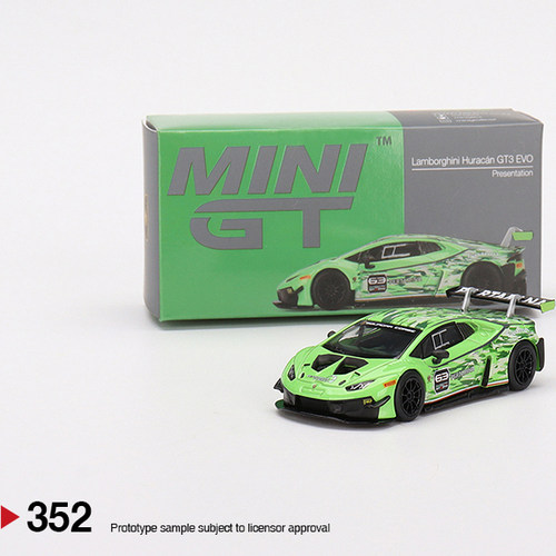 MINIGT352兰博基尼小牛绿64合金