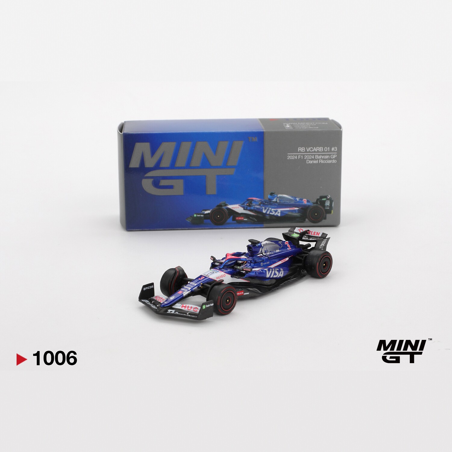 MINIGT1006里卡多F1巴林站64合金
