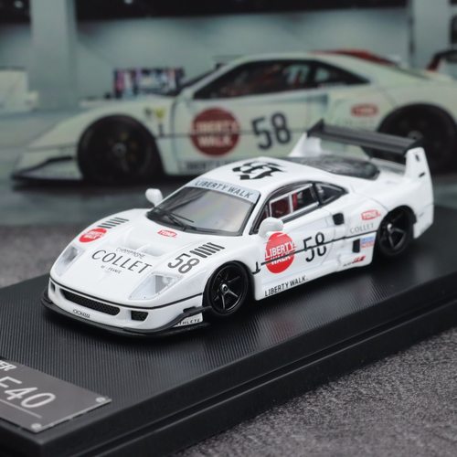 GP法拉利F40LBWK白色64合金车模