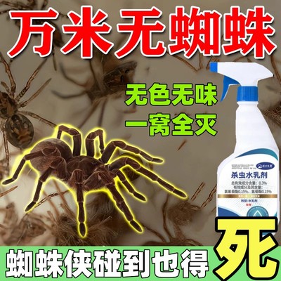 杀蜘蛛药专用药家用无味室内防蜘蛛驱除神器消灭蜘蛛杀虫剂喷雾剂