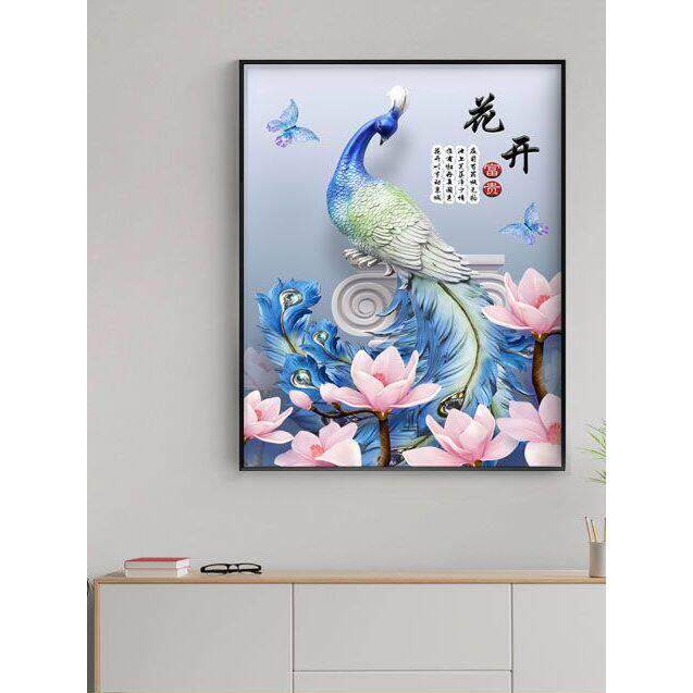 竖版电表箱装饰画欧式轻奢配电箱挂画新中式北欧新款壁画电闸箱画