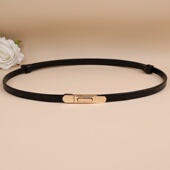 女士时尚 饰百搭小皮带 搭配细腰带女装 腰带连衣裙收腰毛衣西装 衬衫