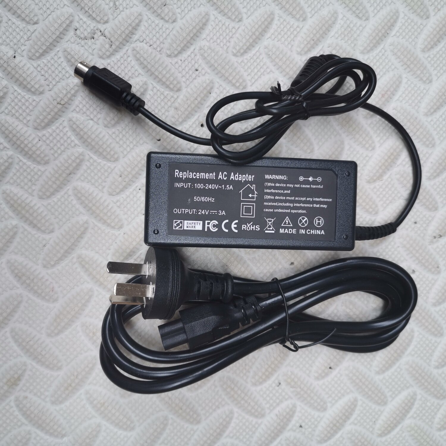 TSC TTP-244Plus/243E/342E pro条码打印机电源适配器充电器线24V图片