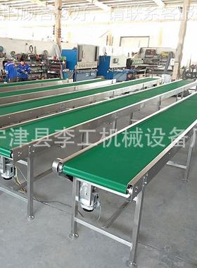 小型皮输化送机耐磨PVC皮带间传车送带LG005装车自动流水线输带送