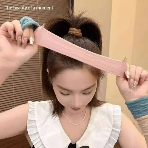 高弹力无接缝加粗加宽面膜发圈