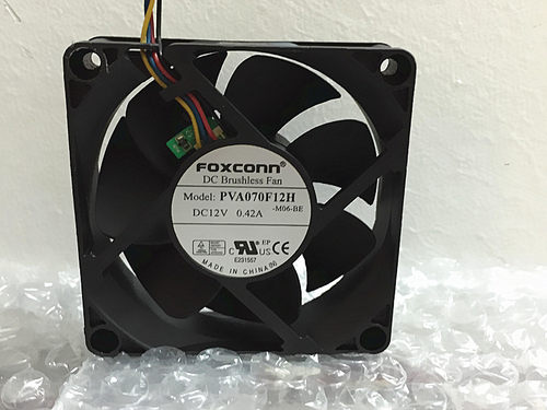 富士康FOXCONN 7020 4线PVA070F12H-P01-AD 12V 0.42A 7CM 风扇