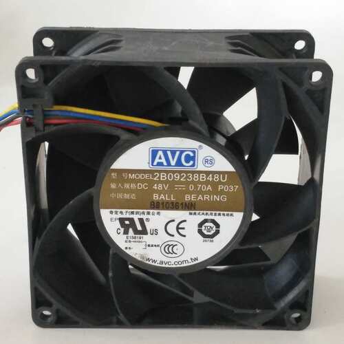 AVC 2B09238B48U 9038 48V 0.70A 9CM暴力大风量PWM温控散热风扇