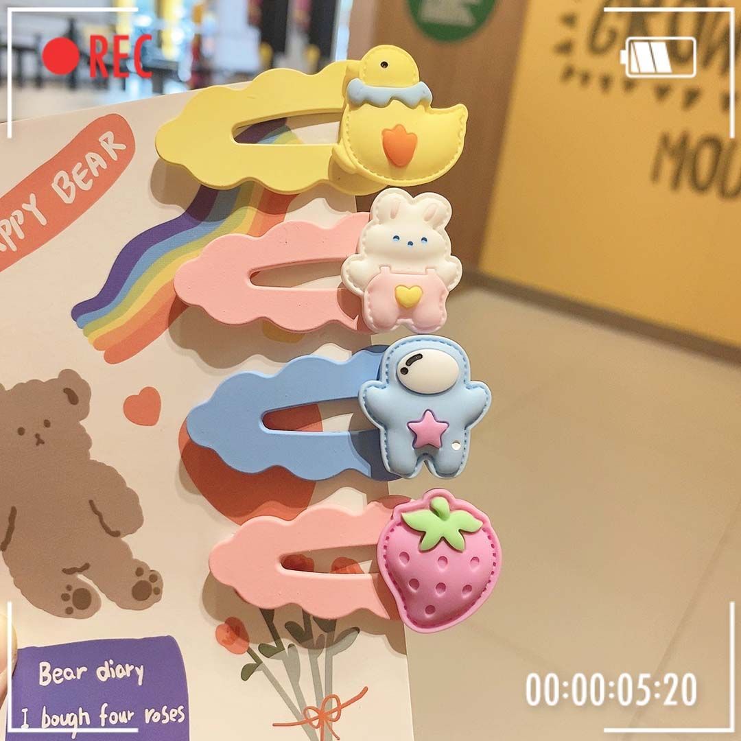 卡通少女儿童小兔子碎发发夹