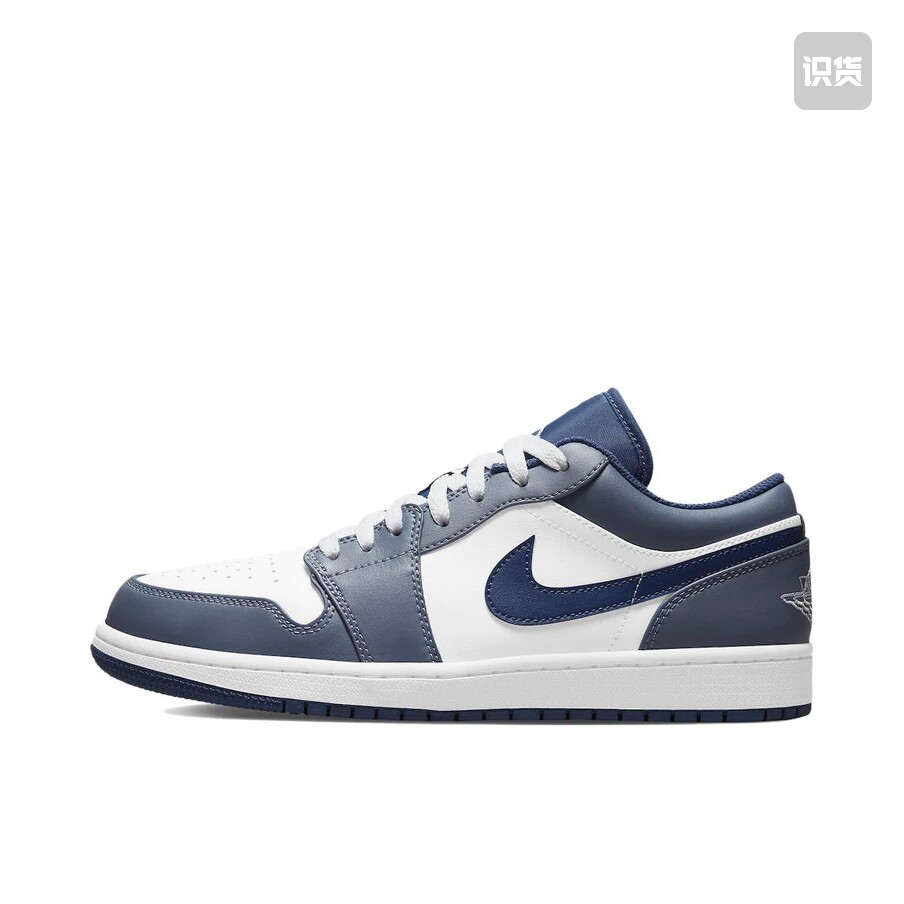 Air Jordan 1 Low AJ1低帮复古休闲篮球鞋海军蓝553558-414小孙仓