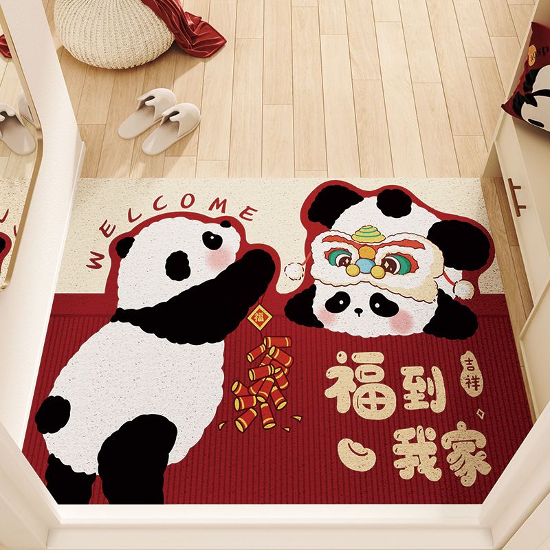 丝圈入户门地垫2025新款进门脚垫大门口门外地毯喜庆入门玄关门垫