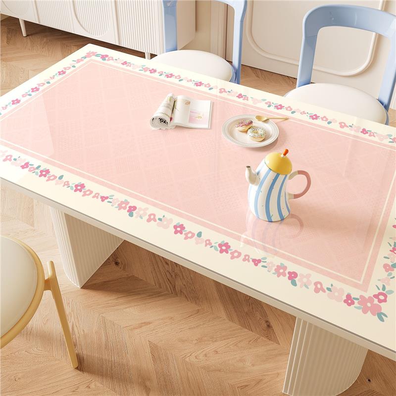 小清新餐桌垫防水油免洗布