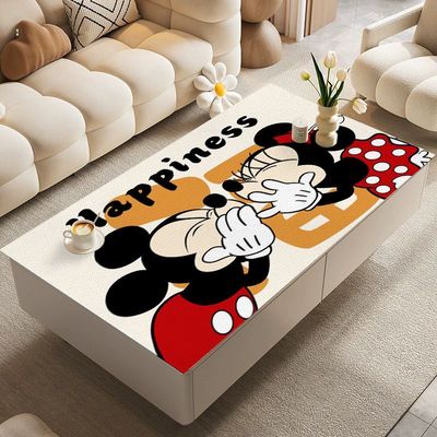 茶几垫皮革桌布pvc免洗防