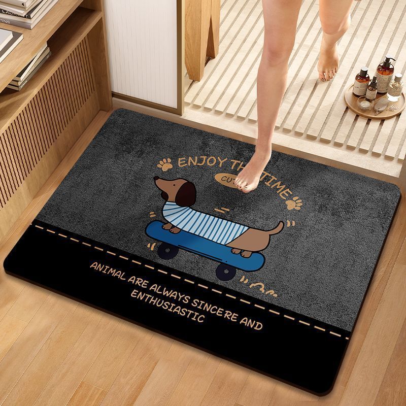 加绒加厚紧身打底裤女春秋2025新款休闲内搭保暖针织运动浴室地垫