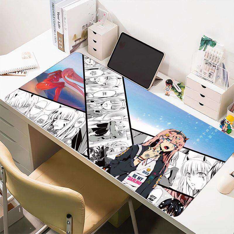 学生书桌二次元定制超大卡通可爱学习宿舍动漫鼠标垫环保电竞丝滑