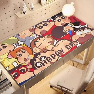 蜡笔小新动漫写字台桌布儿童学习桌垫环保免洗书桌学生桌面保护垫