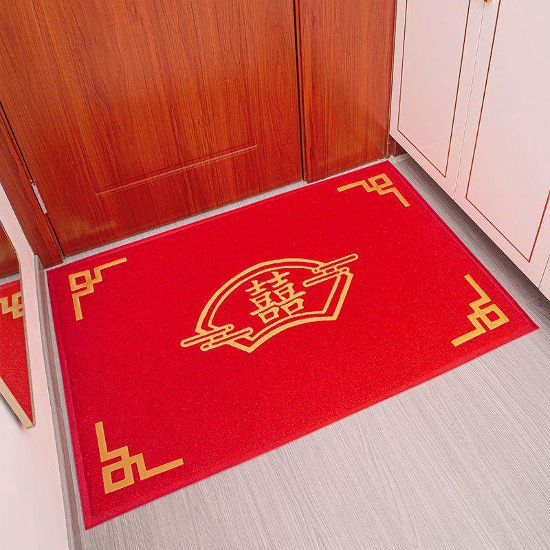 乔迁新居入户地垫门垫红色喜庆进门门口地毯脚踏乔迁之喜地垫加厚,居家布艺,入户地垫,淘宝优惠券,粉丝福利购,淘宝优惠卷