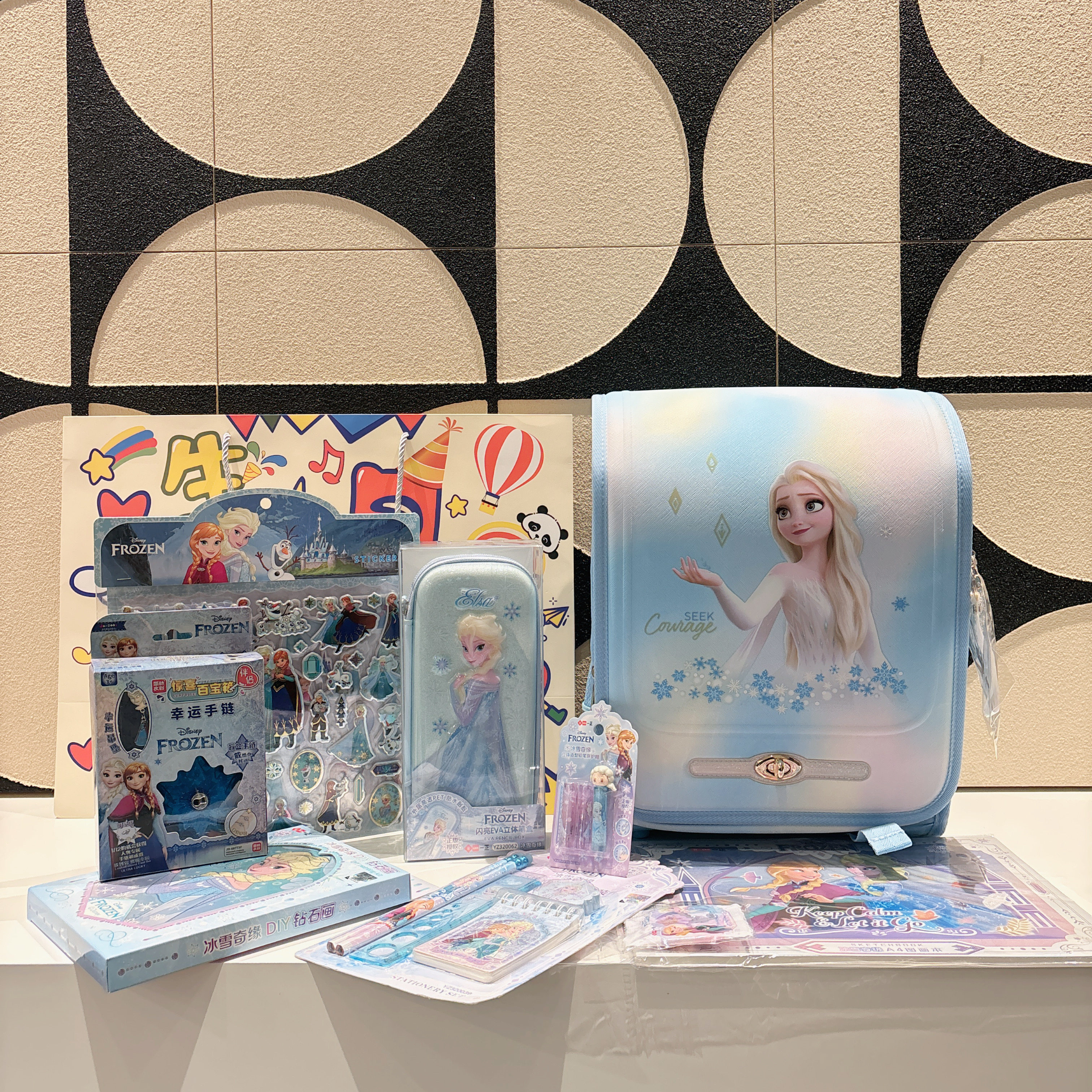 艾莎公主书包礼品儿童生日伴手礼开学礼物儿童高端礼品幼儿园礼