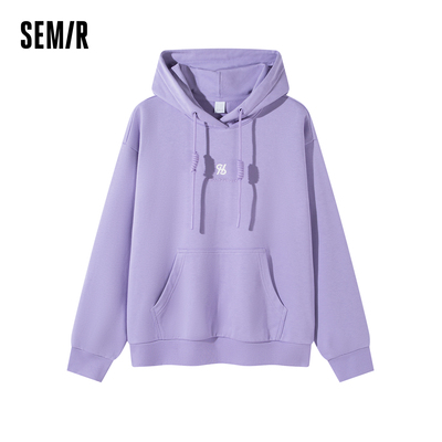 森马春季宽松连帽卫衣小众